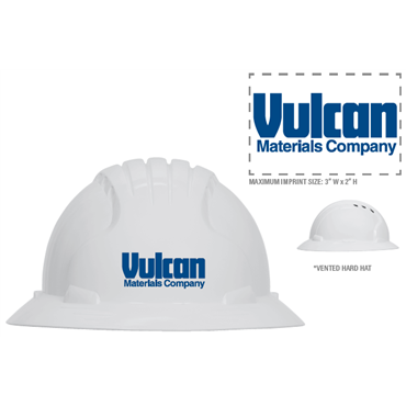 Evolution® Deluxe 6161 Hard Hat Vulcan Logo